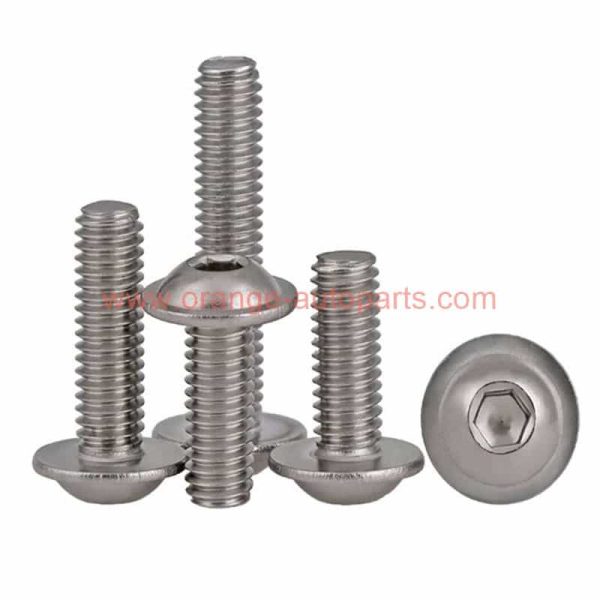 Wholesale Price M3 – M10 Stainless Steel 304 Iso 7380-2 Hex Socket Button Head Screws With Collar