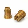 Factory Price M3 – M12 Brass Slotted Threaded Self Tapping Insert Nuts