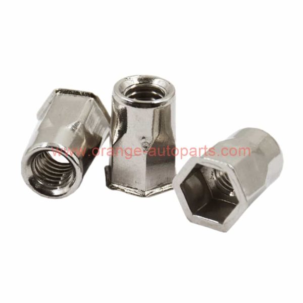 Factory Price M3- M12 Stainless Steel 304 Small Countersunk Internal And External Half Hex Rivet Nut