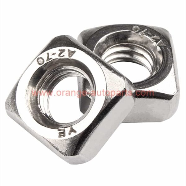 China Supplier M3 – M16 Din 557 Stainless Steel 304 Threaded Square Nut