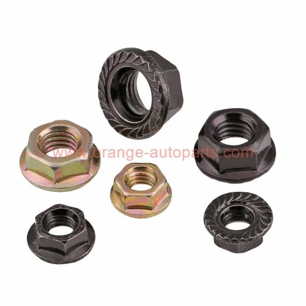 China Supplier M3 – M20 Steel Black Oxide Din 6923 Hex Flange Nuts