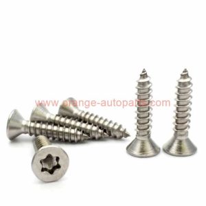 China Manufacturer M3 M4 M5 M6 304 Stainless Steel Flat Countersunk Star Torx Hex Socket Plum Blossom Self Tapping Wood Screw
