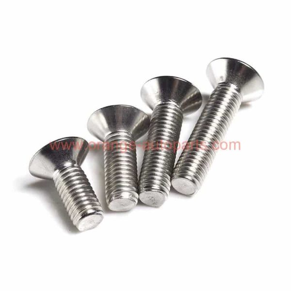 Factory Customized M3 M4 M5 M6 Din 7991 Stainless Steel 304 Hexagon Socket Countersunk Head Cap Screws