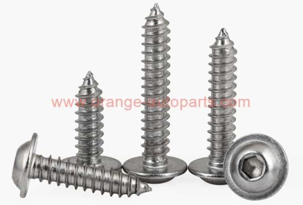 Wholesale Price M3 M4 M5 M6 Iso 7380 Stainless Steel 304 Hex Socket Button Head Tapping Screw With Collar