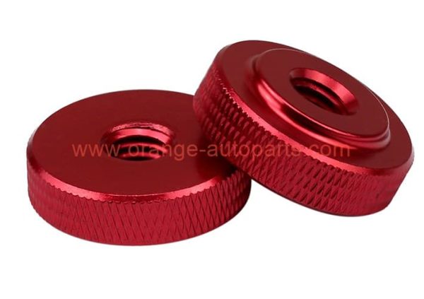 Factory Price M3 M4 M5 M6 M8 Aluminum Anodized Thin Knurled Knob Thumb Nuts