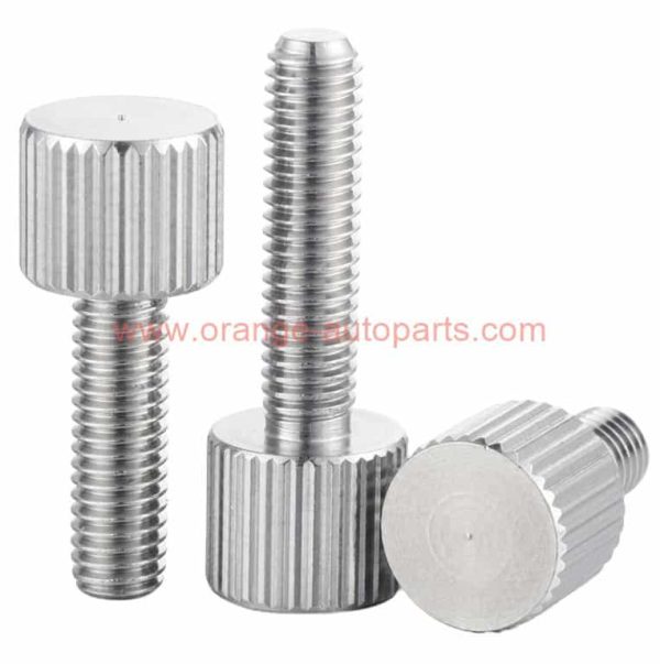 China Supplier M3 M4 M5 M6 M8 Brass Round Head Knurled Thumb Screw