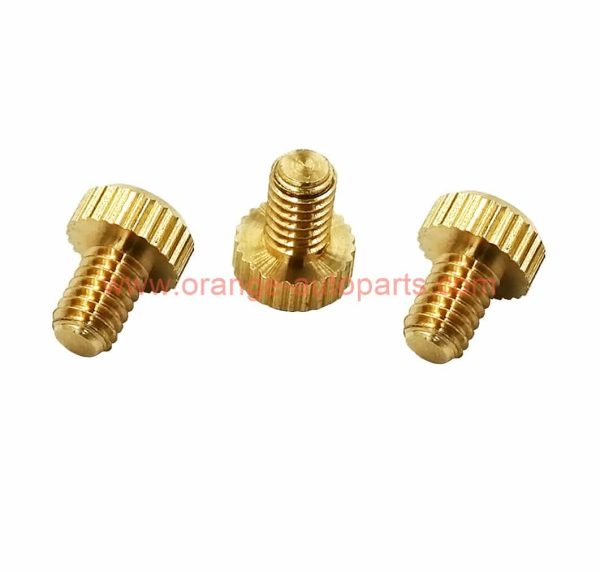 China Supplier M3 M4 M5 M6 M8 Brass Round Head Knurled Thumb Screw