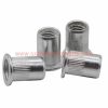 China Supplier M3 M4 M5 M6 M8 M10 Aluminum Flat Head Rivnuts Insert Rivet Nuts 1/4" 3/8" 5/16"