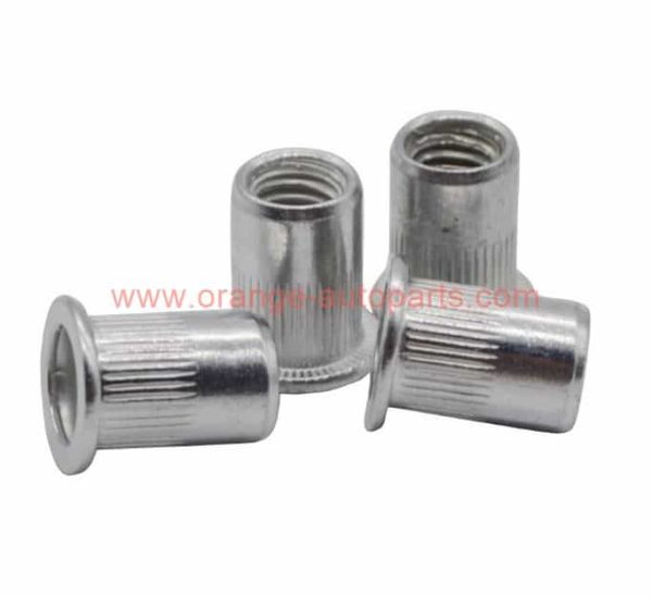 China Supplier M3 M4 M5 M6 M8 M10 Aluminum Flat Head Rivnuts Insert Rivet Nuts 1/4" 3/8" 5/16"