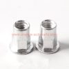 China Supplier M3 M4 M5 M6 M8 M10 Aluminumhex Head Hexagonal Rivet Nuts Inserts 1/4" 3/8" 5/16"