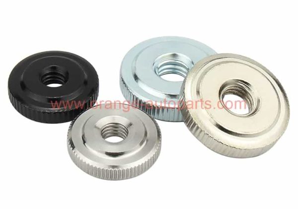 Factory Price M3 M4 M5 M6 M8 M10 Din 467 Thin Round Flat Threaded Knurled Thumb Nuts