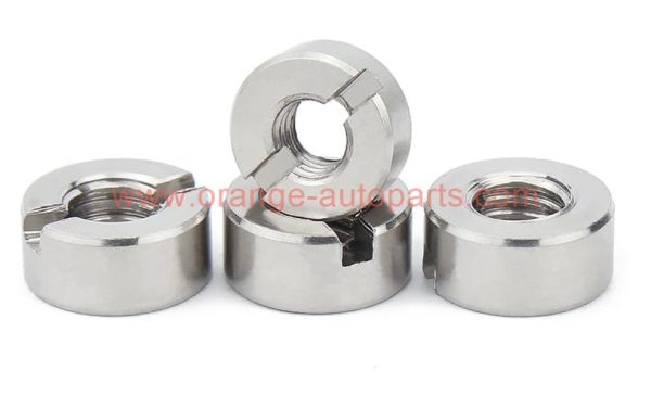 China Supplier M3 M4 M5 M6 M8 M10 Din 546 Stainless Steel 304 Slotted Round Nuts