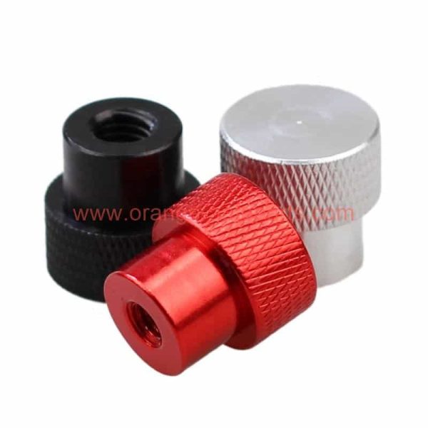 China Manufacturer M3 M4 M5 M6 M8 M10 M12 Aluminum Anodized Knurled Knob Thumb Nuts