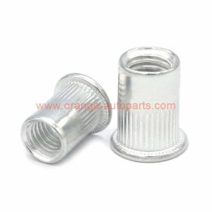 Factory Customized M3 M4 M5 M6 M8 M10 M12 Flat Round Head Aluminum Threaded Insert Rivnut Nutsert Blind Rivet Nut