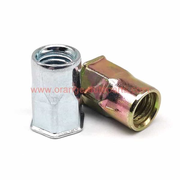 Factory Price M3 M4 M5 M6 M8 M10 M12 Galvanized Countersunk Head Open End Half Hex Rivet Nut