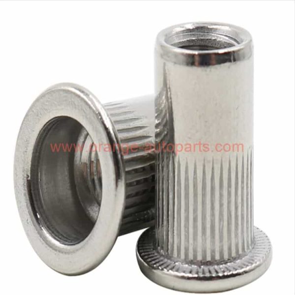 China Manufacturer M3 M4 M5 M6 M8 M10 M12 M16 Aluminum Alloy Rivnut Flat Head Threaded Rivet Insert Nutsert Cap Rivet Nut