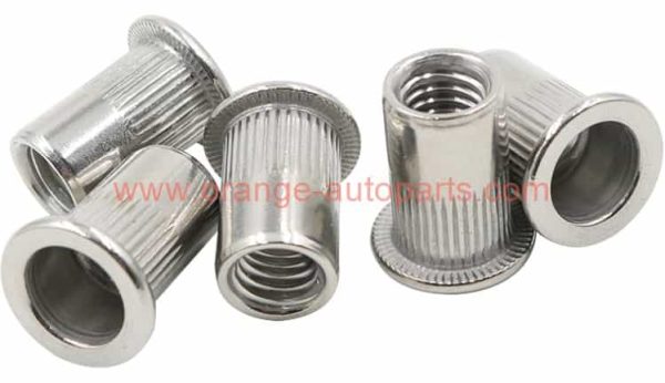 China Manufacturer M3 M4 M5 M6 M8 M10 M12 M16 Aluminum Alloy Rivnut Flat Head Threaded Rivet Insert Nutsert Cap Rivet Nut