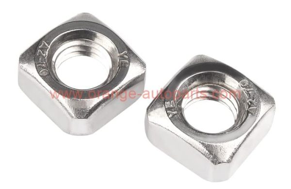 China Supplier M3 M4 M5 M6 M8 M10 M12 M16 Din 557 Stainless Steel 304 Threaded Square Nut