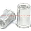 Factory Price M3 M4 M5 M6 M8 M10 M12 Threaded Insert Rivnut Flat Head Aluminum Blind Rivet Nut