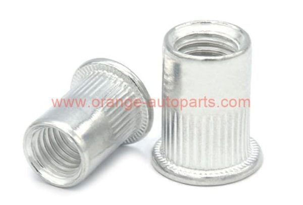 Factory Price M3 M4 M5 M6 M8 M10 M12 Threaded Insert Rivnut Flat Head Aluminum Blind Rivet Nut