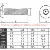 Factory Price M3 M4 M5 M6 M8 Stainless Steel 304 Button Round Head Security Screw Torx Anti Theft Screws