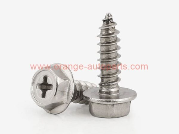 Wholesale Price M3 M4 M5 M6 M8 Stainless Steel 304 Cross Recessed Hexagon Flange Head Self Tapping Screw