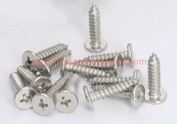 Wholesale Price M3 M4 M5 M6 Stainless Steel 304 Ca Cross Recessed Thin Flat Big Head Tapping Screw