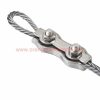 China Manufacturer M3 M4 Stainless Steel Duplex 2-post Cable Clamp Wire Rope Clip Cable Clamp