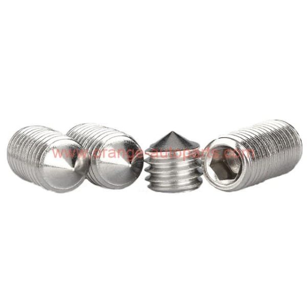 Wholesale Price M3-m12 Stainless Steel 304 Grub Screws Din 914 Hex Socket Head Set Screw With Cone Point