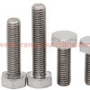 Factory Price M3-m16 Din 933 Ta2 Titanium Alloy Screws Gr2 Full Thread Hexagon Head Screw Bolt And Nut