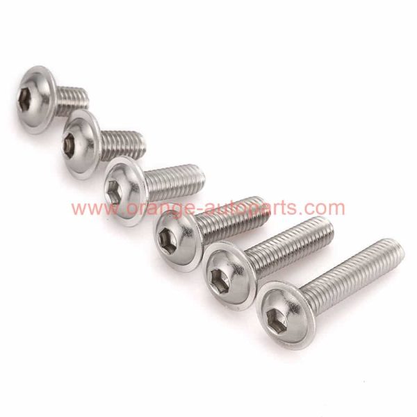 Wholesale Price M3-m16 Iso 7380-2 Stainless Steel 304 Hexagon Socket Button Head Cap Screws With Collar