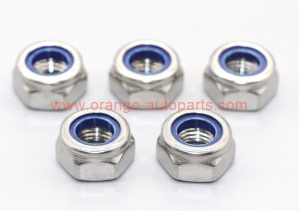 China Supplier M3-m24 Din 985 Stainless Steel 304 Nylock Nut Hexagon Thin Nuts With Non-metallic Insert