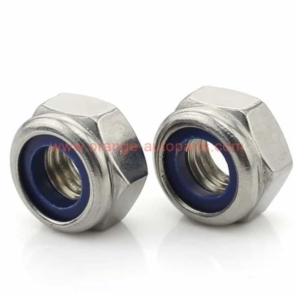 Wholesale Price M3-m24 Din 985 Stainless Steel 304 Nylock Nut Nylon Insert Hex Locking Nut