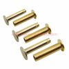 Factory Price M3/m4/m5/m6 Semi Tubular Rivet Brass Compression Tube Rivets Male Female Rivet For Knife Handle