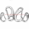 China Manufacturer M30 M50 M70 M100 Stainless Steel 304 Egg-shaped Shackle Hanging Buckle Carabiner Spring Snap Hook