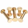 China Supplier M4 Brass Slotted Knurled Binding Chicago Screw Posts For Photo Albums Scrapbook