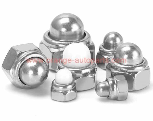 China Supplier M4 – M10 Din 986 Stainless Steel 304 Acorn Cap Dome Hex Nylon Insert Self Lock Nut Nylock Locknut