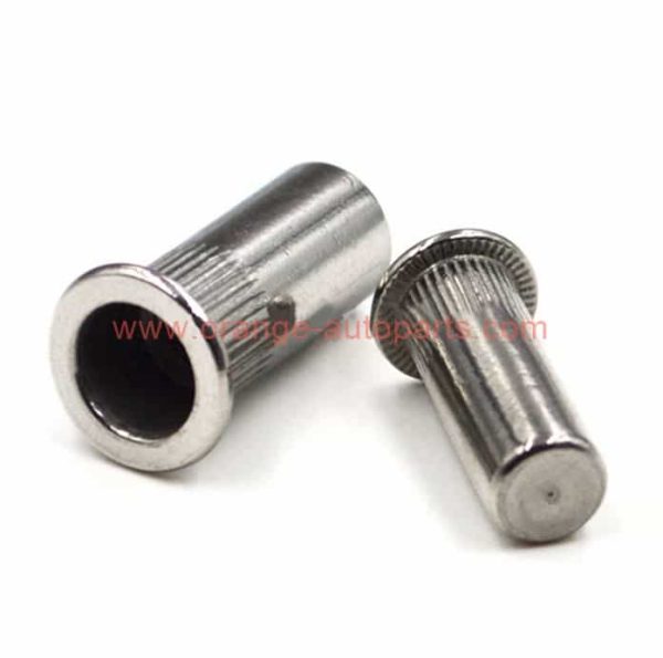 Factory Customized M4 – M10 Stainless Steel Flat Head Closed End Blind Rivet Nut