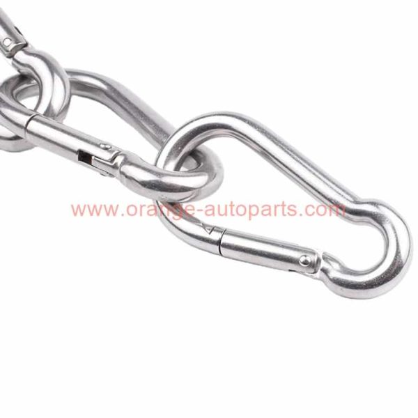 Factory Customized M4 – M12 Stainless Steel 304 Spring Snap Hook Keychain Hook Climbing Carabiner