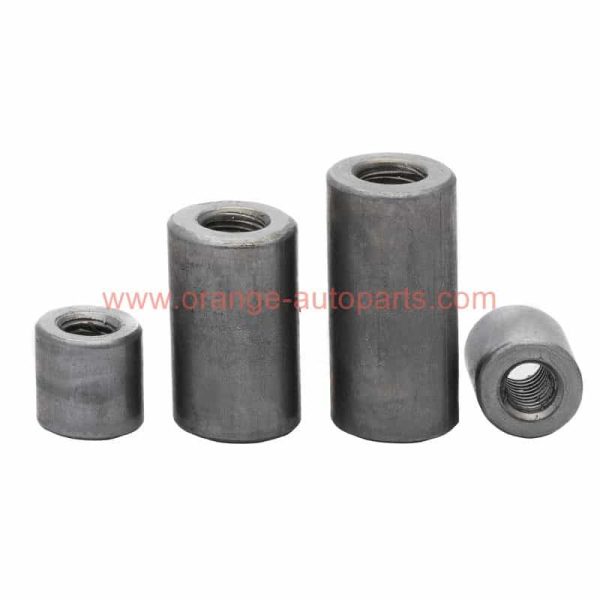 Factory Customized M4 – M16 Steel Plain Finish Threaded Rose Joints Long Cylindrical Nuts Round Coupling Nuts