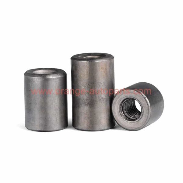 Factory Customized M4 – M16 Steel Plain Finish Threaded Rose Joints Long Cylindrical Nuts Round Coupling Nuts