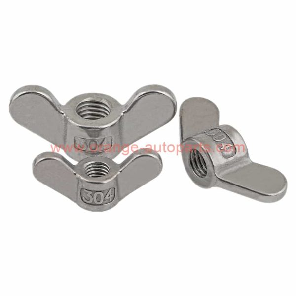 China Supplier M4 – M24 Din 315 Stainless Steel 304 Butterfly Wing Nuts With Rounded Wings