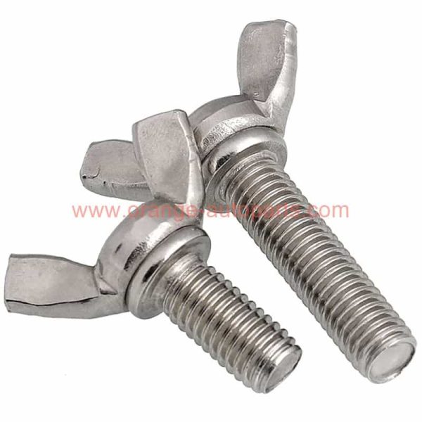 China Supplier M4 – M24 Din 316 Stainless Steel 304 Wing Bolts Butterfly Head Wing Screw