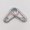 China Supplier M4 M5 M6 M7 M8 M10 M12 Stainless Steel 304 Keychain Climbing Carabiner Snap Hook With Ring