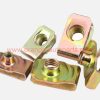 China Supplier M4 M5 M6 M8 Din 34818 Zinc Plated Speed Lock Nuts Metal Sheet Spring U Clip Nuts