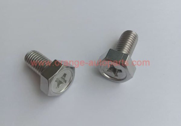 Wholesale Price M4 M5 M6 M8 Gb29.2 Stainless Steel 304 Hexagon Bolt Screw With Cross Recess On Head