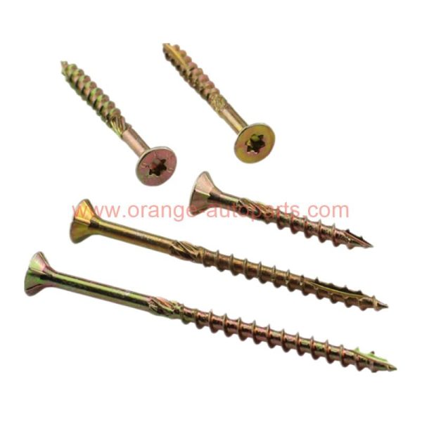 China Manufacturer M4 M5 M6 M8 Heavy Duty Star Wood Screw Torx Drive Flat Head Wood Chipboard Screws