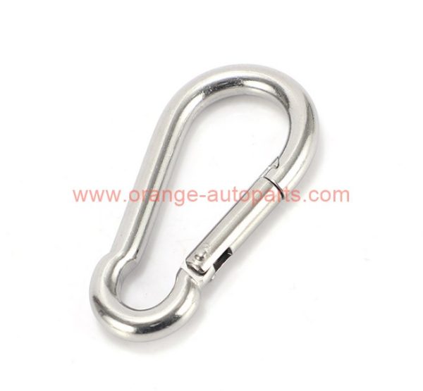 China Manufacturer M4 M5 M6 M8 M10 Cheap Stainless Steel Key Chain Snap Hook Climbing Carabiner