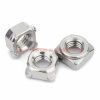 Factory Price M4 M5 M6 M8 M10 Din 928 Stainless Steel 304 Spot Square Welding Nuts