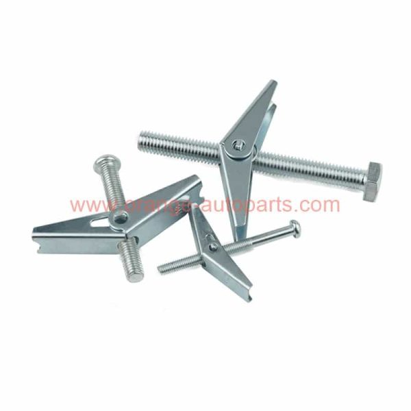 Wholesale Price M4 M5 M6 M8 M10 Galvanized Winged Butterfly Spring Toggle Bolt Anchor